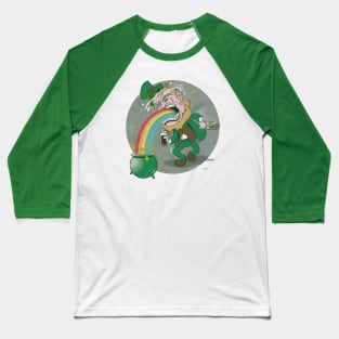 Vomiting Leprechaun Baseball T-Shirt